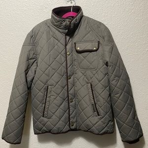 J. Whistler Mens Tan Quilted Coat. Excellent Condition. Size M.